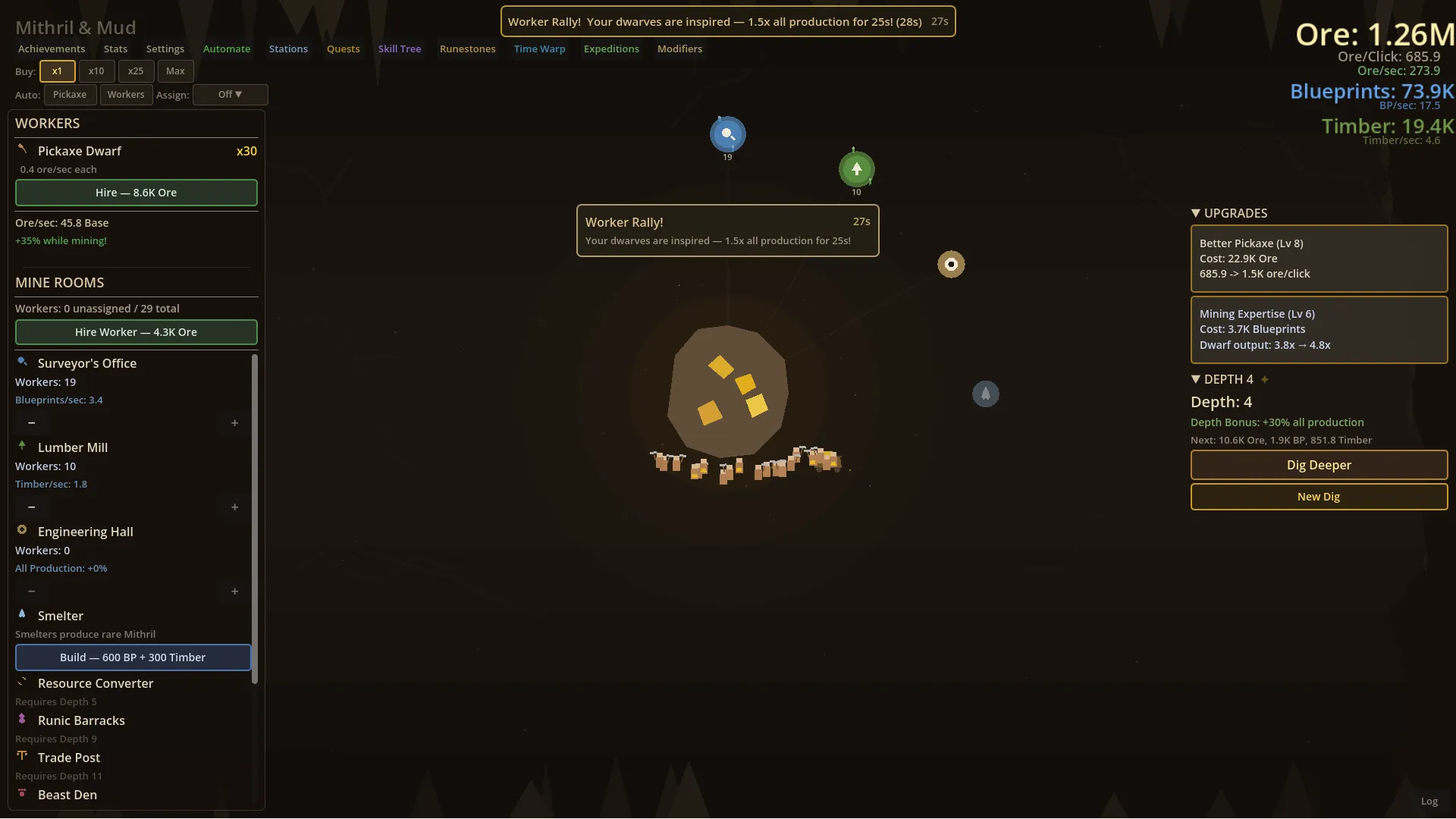 Mithril & Mud gameplay screenshot 1 of 9