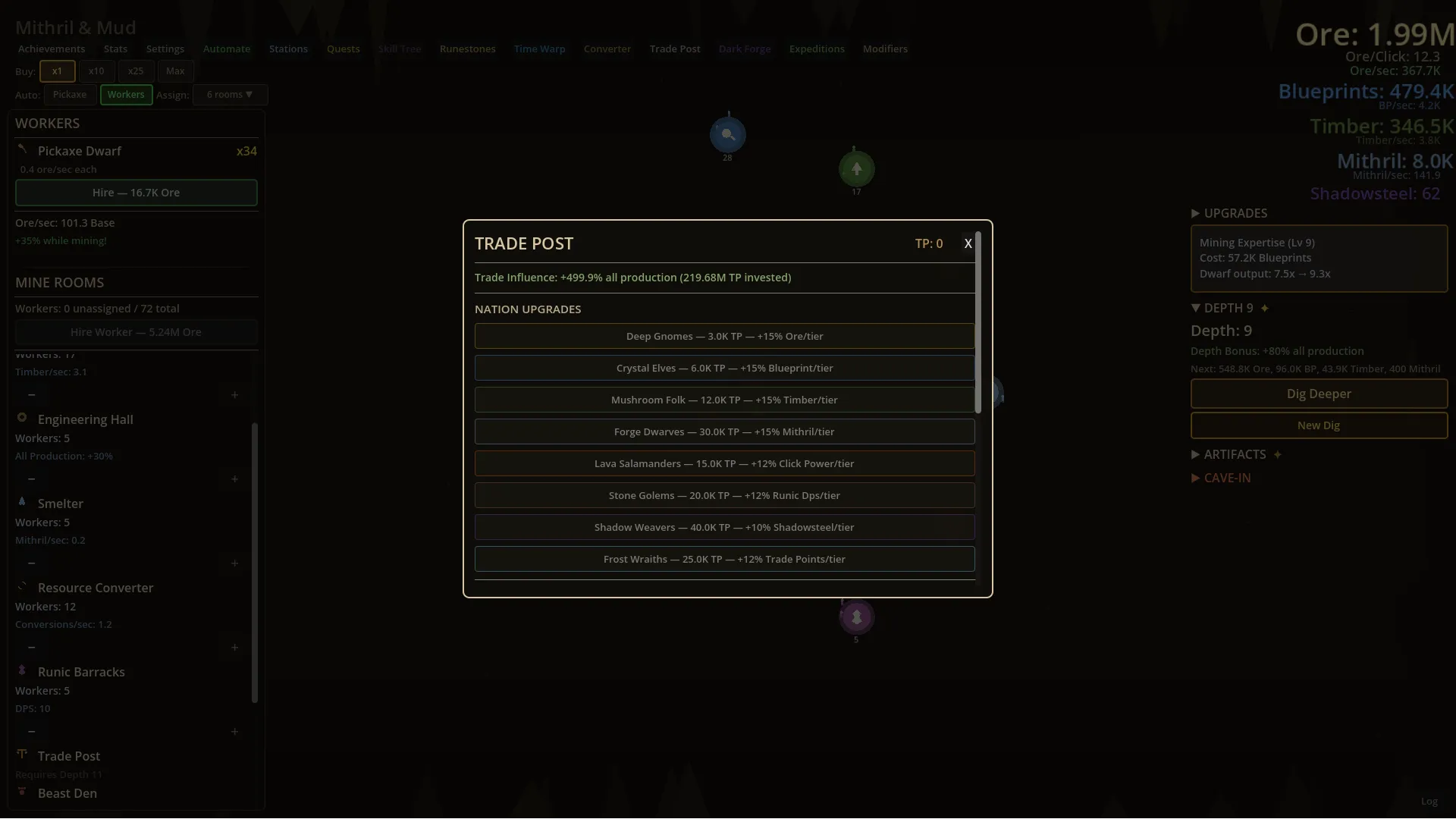 Mithril & Mud gameplay screenshot 4 of 9