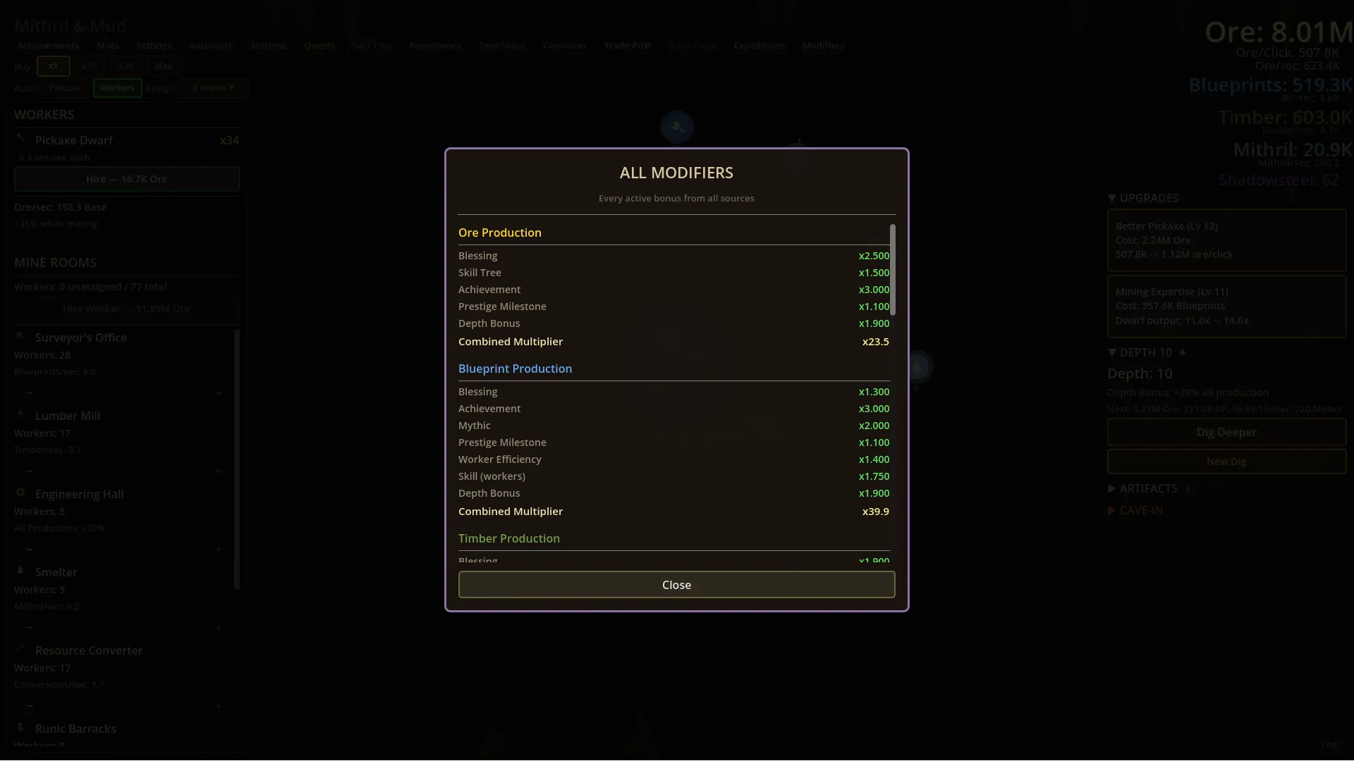Mithril & Mud gameplay screenshot 6 of 9